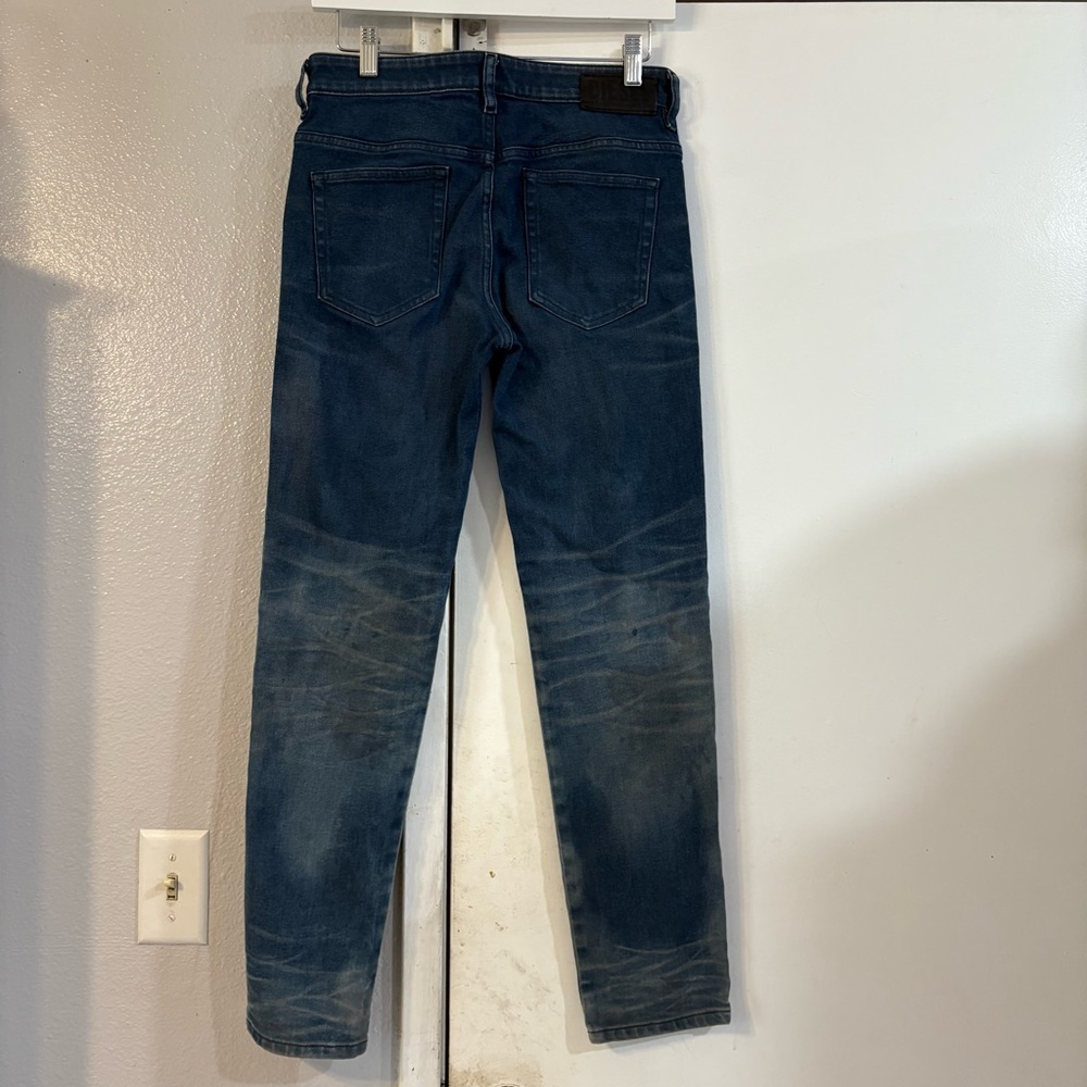 Diesel Jeans D-Rifty Slim Low Waist 08701 Stretch 26 Distressed Aged Dirty Ugly - Picture 4 of 12